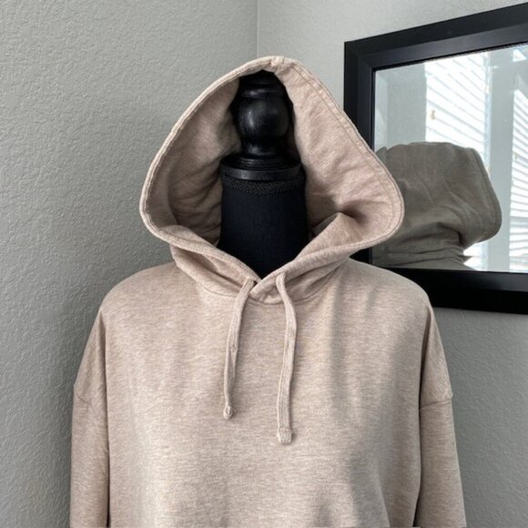 NWT Barefoot Dreams Fleece Luxe Lounge Anorak Hoodie Oatmeal Small - Picture 5 of 15